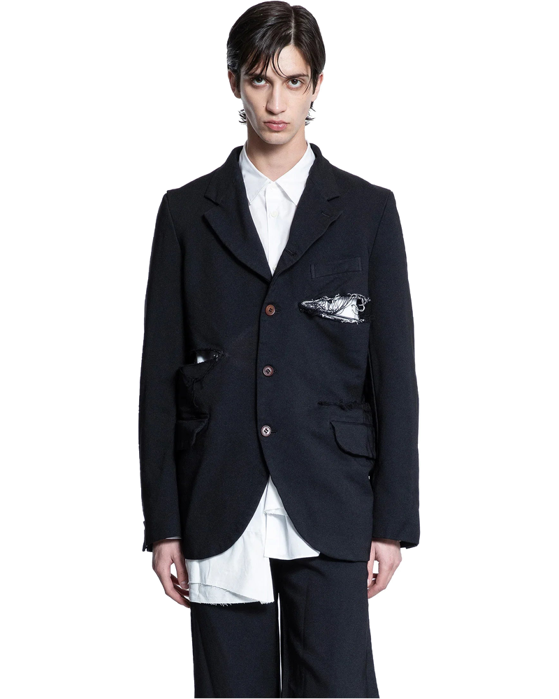 Оригінальна Destroyed Nylon Blazer Comme des garcons