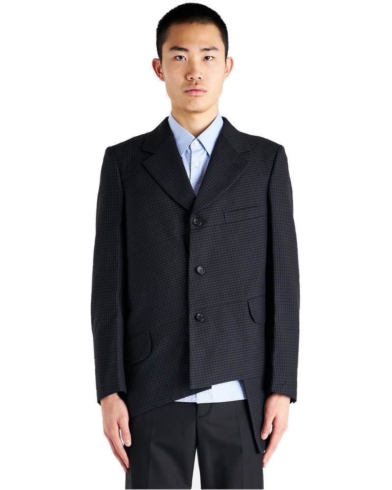 Checkered Panel Jacket In Pine Comme des garcons – Гарантія оригінальності