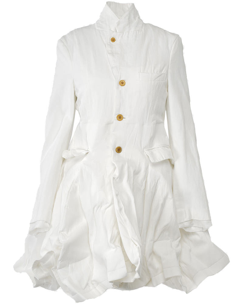 White Long Sleeve Jacket Comme des garcons – Гарантія оригінальності