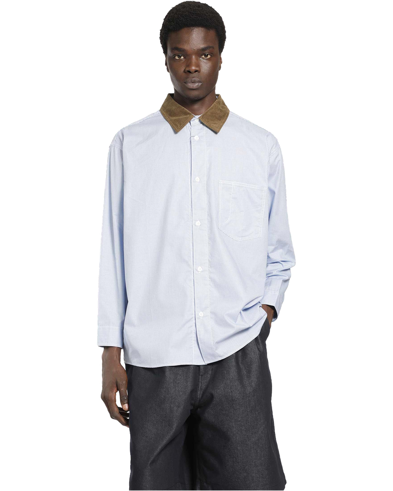 Check Shirt With Corduroy Collar Comme des garcons оригінал – Купити в Україні
