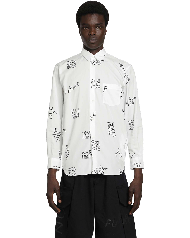Slogan Shirt Comme des garcons оригінал – Купити в Україні