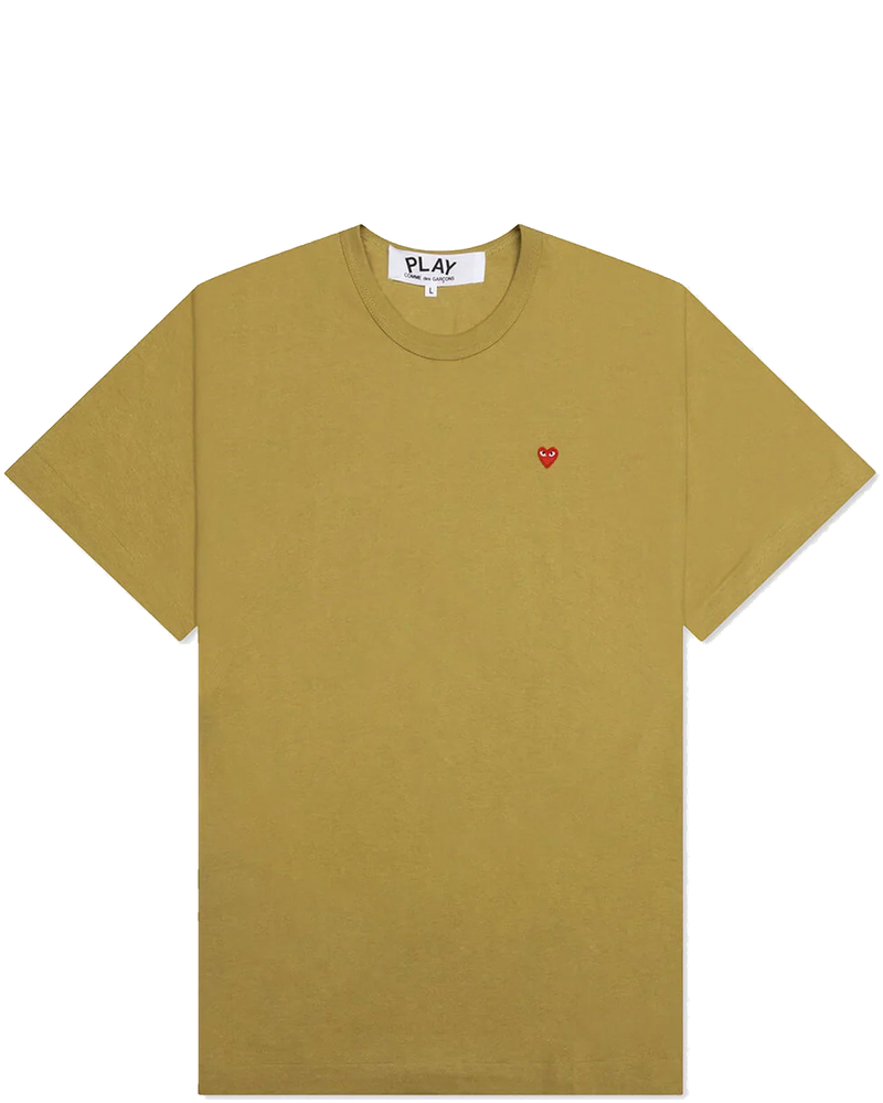 Mens Small Red Heart Ss Tee Comme des garcons – Гарантія оригінальності