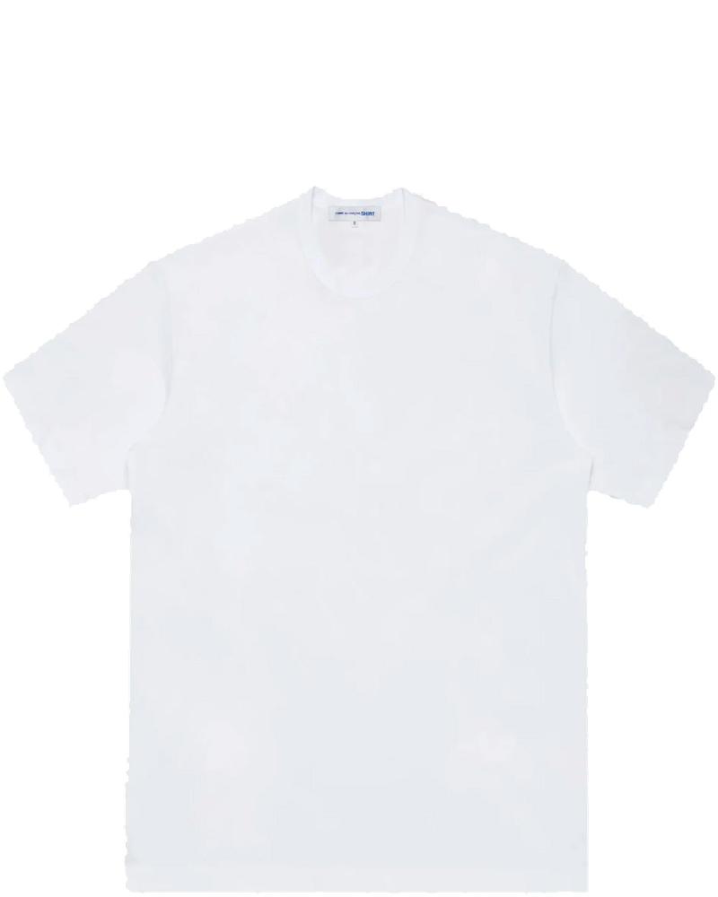 White Cotton Jersey T-Shirt With Cdg Logo On The Back Comme des garcons – Гарантія оригінальності