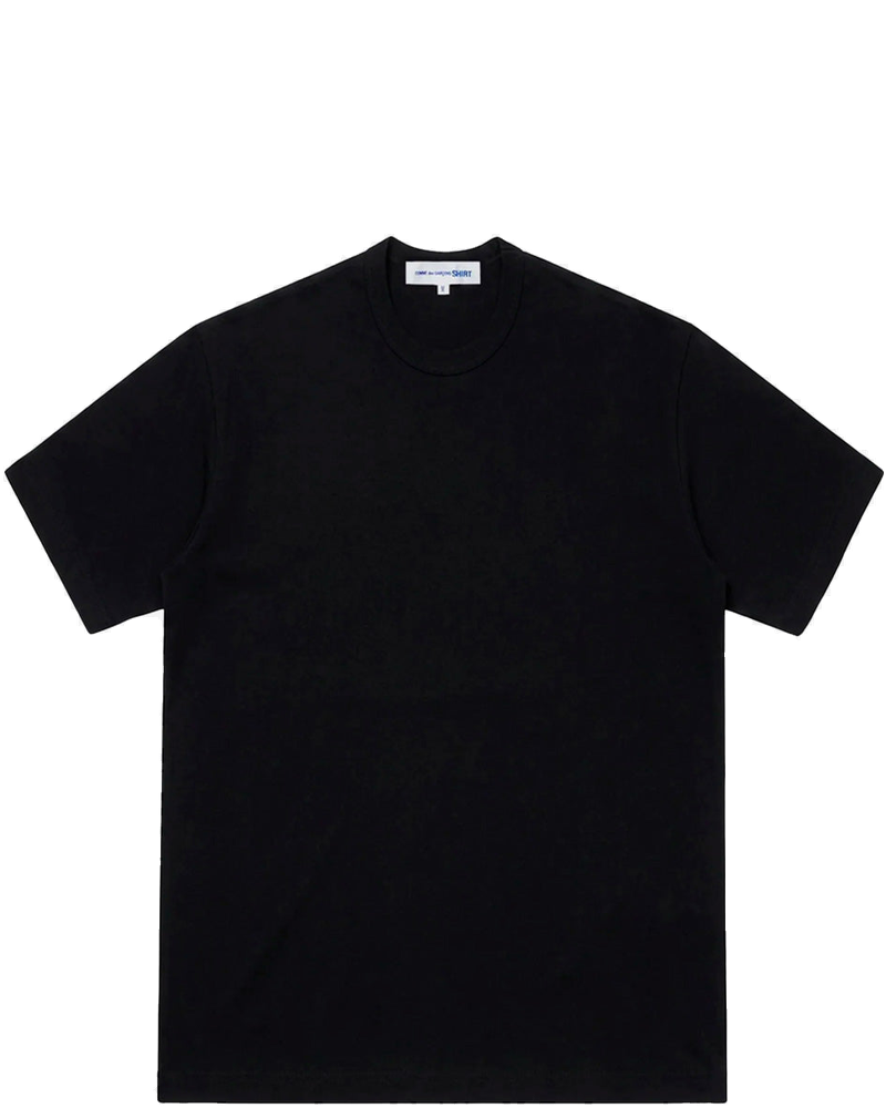 Black Cotton Jersey T-Shirt With Cdg Logo On The Back Comme des garcons – Гарантія оригінальності