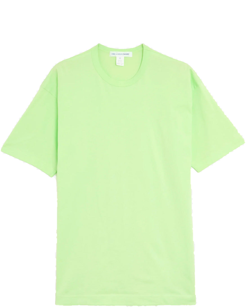Green Cotton Jersey T-Shirt With Cdg Logo On The Back Comme des garcons оригінал – Купити в Україні