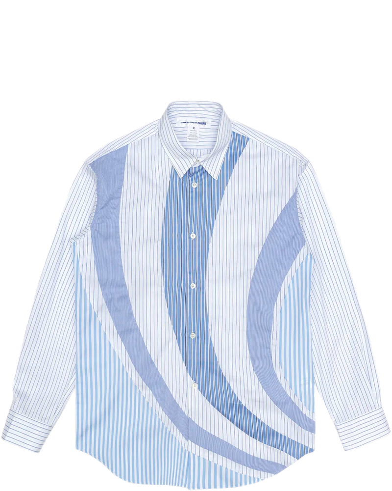 Mens Cotton Poplin Stripe Shirt Comme des garcons – Гарантія оригінальності