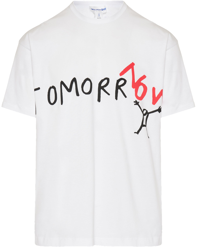 Оригінальна Cotton Knit T Shirt Comme des garcons