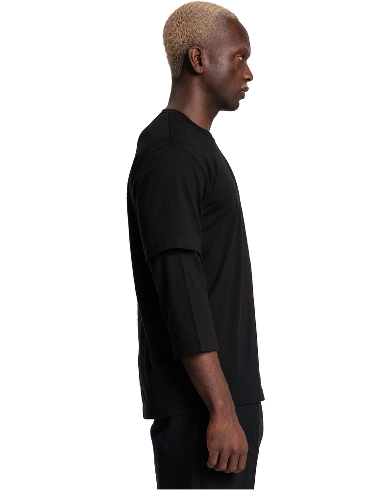 Double Sleeve Shirt In Black Comme des garcons оригінал – Купити в Україні