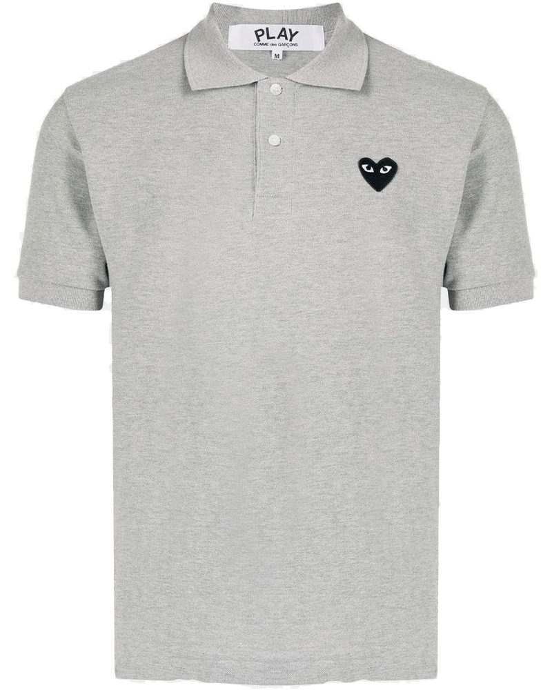 Grey Black Heart Polo Comme des garcons оригінал – Купити в Україні