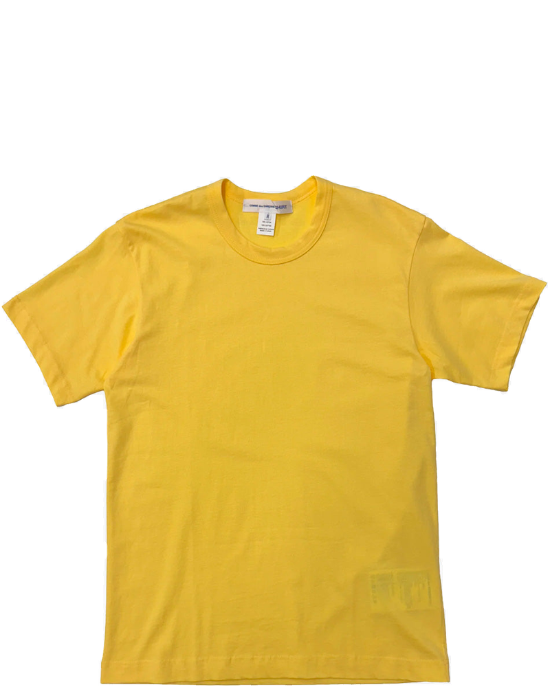 Mens Yellow T-Shirt Comme des garcons оригінал – Купити в Україні