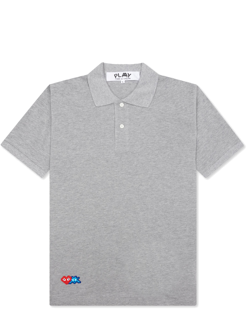 X The Artist Invader Polo Grey Comme des garcons оригінал – Купити в Україні
