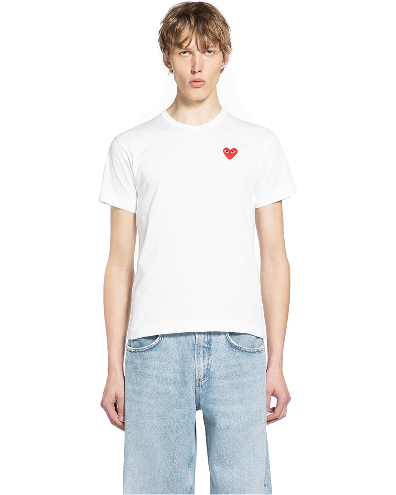 Оригінальна Heart Cotton T-Shirt Comme des garcons