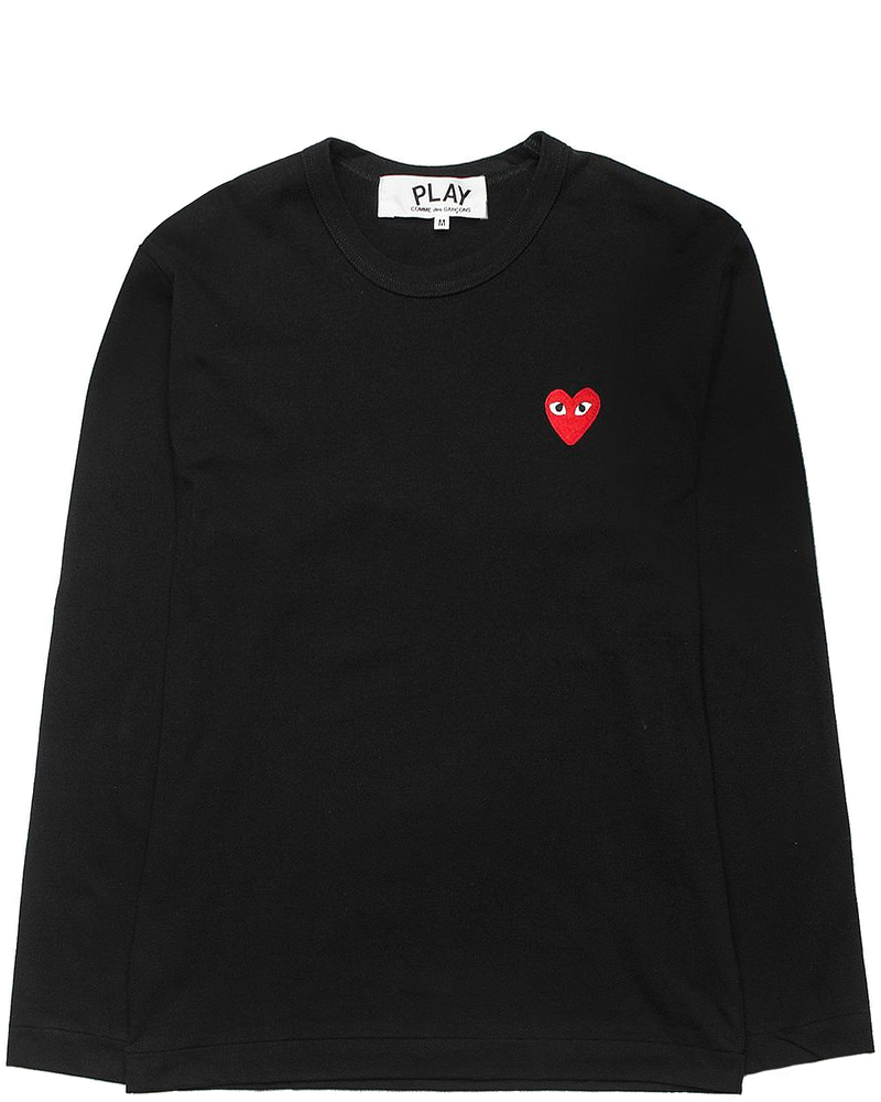 Long Sleeve Tee Black Comme des garcons оригінал – Купити в Україні