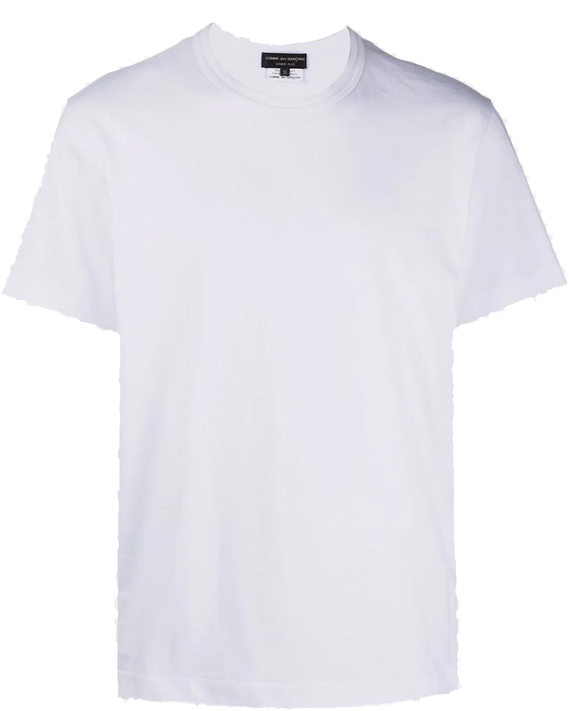 White Back Print T-Shirt Comme des garcons – Гарантія оригінальності