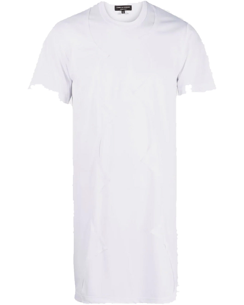 White Print Long T-Shirt Comme des garcons – Гарантія оригінальності