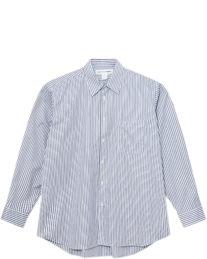 Mens Yarn Dyed Cotton Stripe Shirt Comme des garcons – Гарантія оригінальності