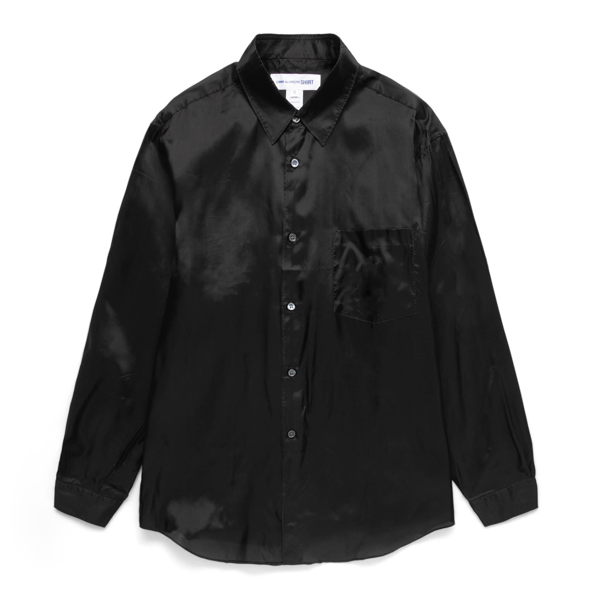 Forever Cupro Shirt Comme des garcons оригінал – Купити в Україні – боковий вид