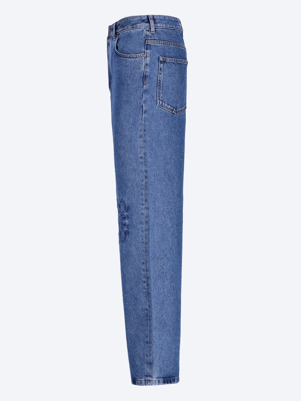 Оригінальна Cotton Anagram Baggy Jeans Loewe – вид ззаду