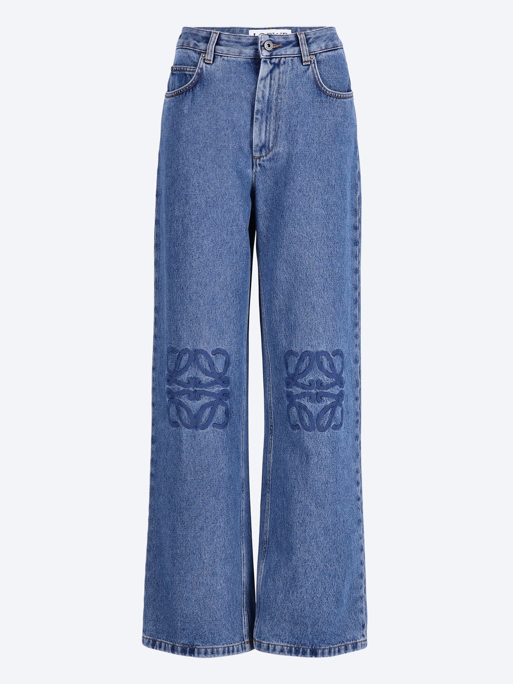 Оригінальна Cotton Anagram Baggy Jeans Loewe – боковий вид