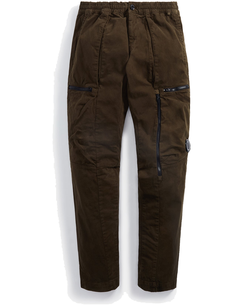 Stretch Sateen Pants Green Cp company – Гарантія оригінальності