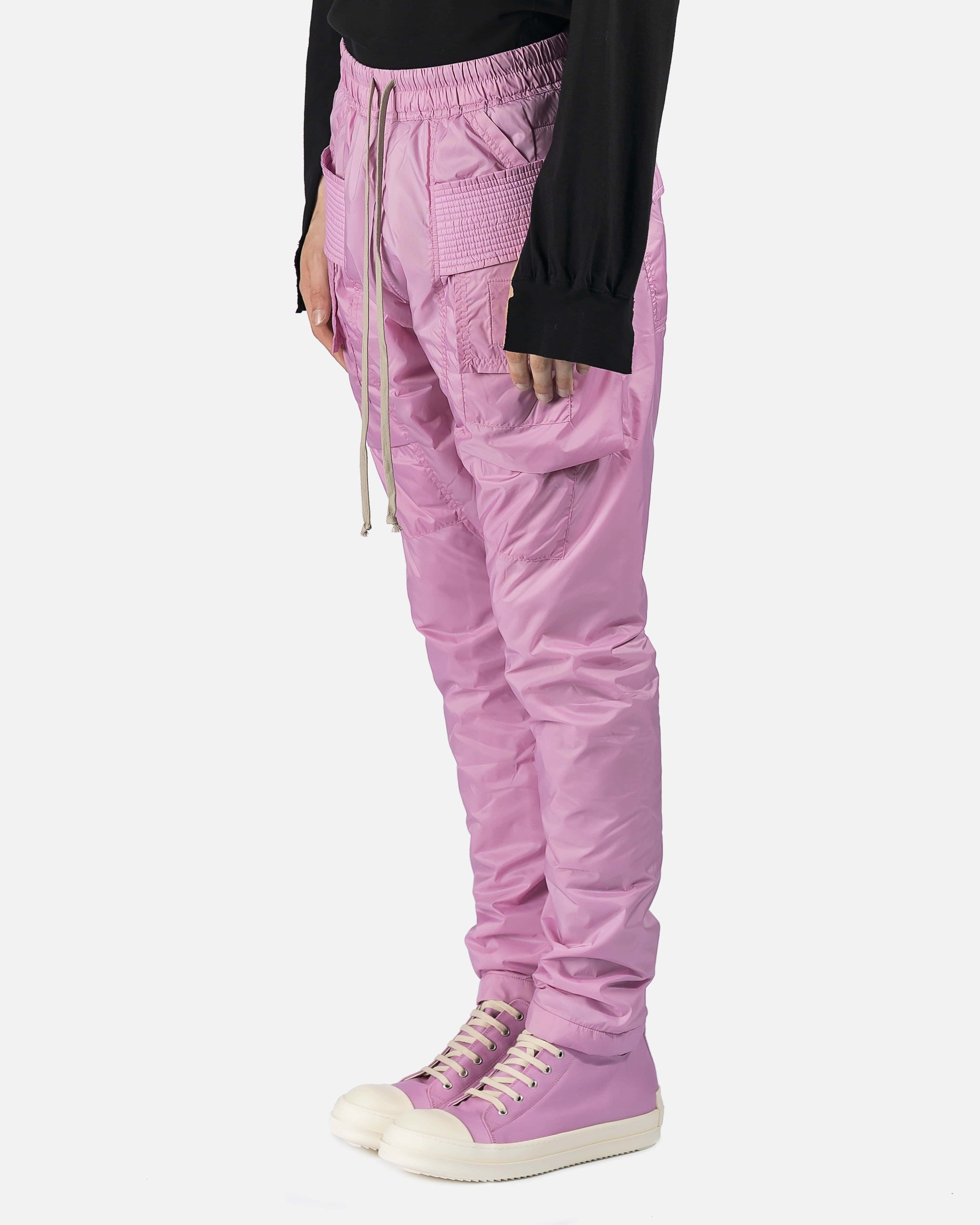 Creatch Cargo Drawstring In Dirty Pink Rick owens – Гарантія оригінальності – вид ззаду