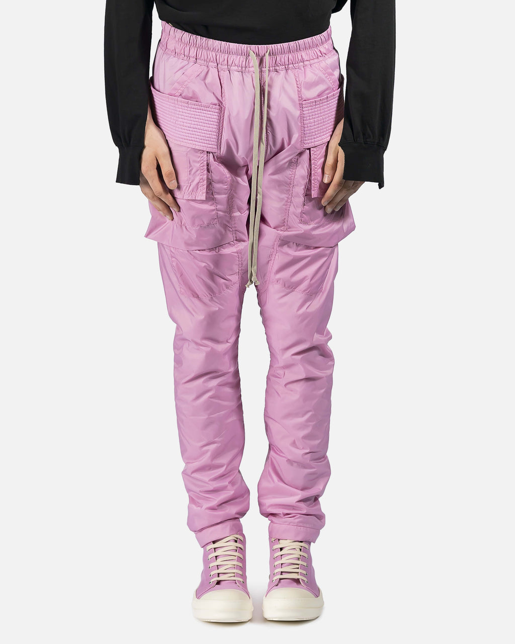Creatch Cargo Drawstring In Dirty Pink Rick owens – Гарантія оригінальності – боковий вид