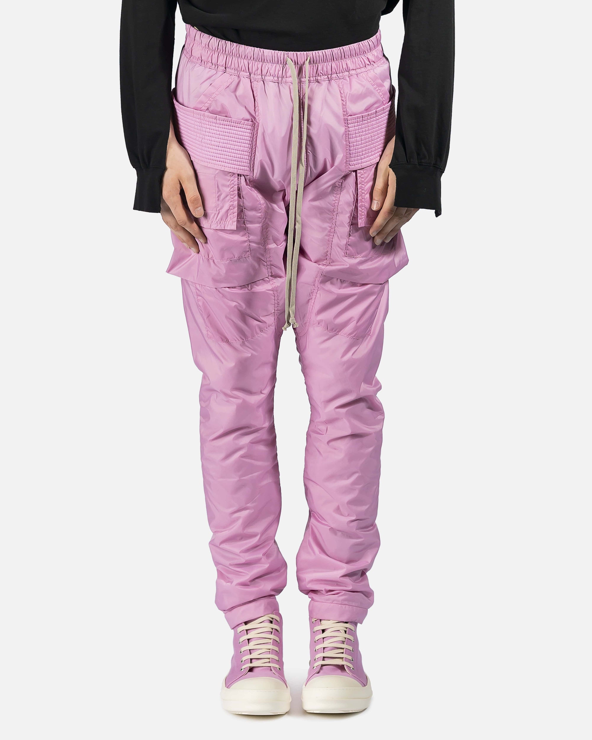 Creatch Cargo Drawstring In Dirty Pink Rick owens – Гарантія оригінальності – боковий вид