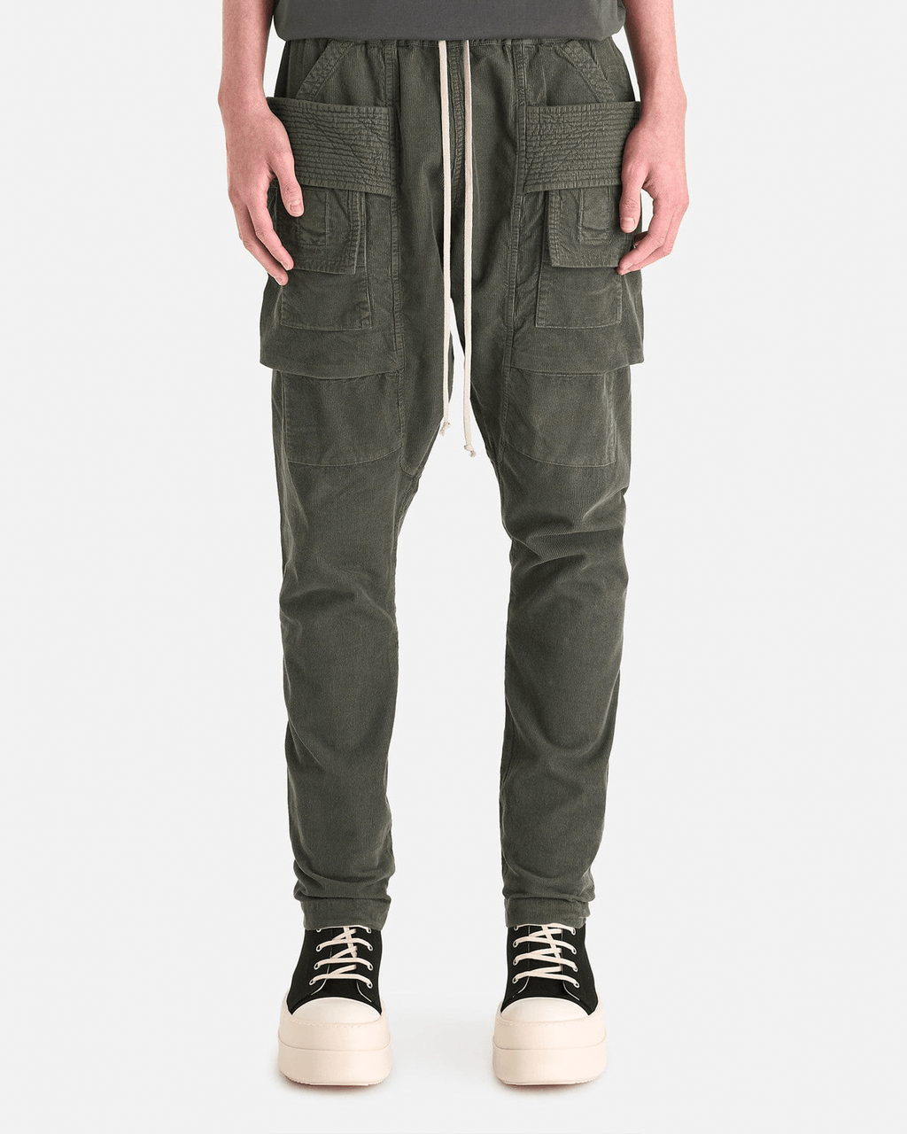 Creatch Cargo Drawstring In Hustler Blue Rick owens – Гарантія оригінальності – боковий вид