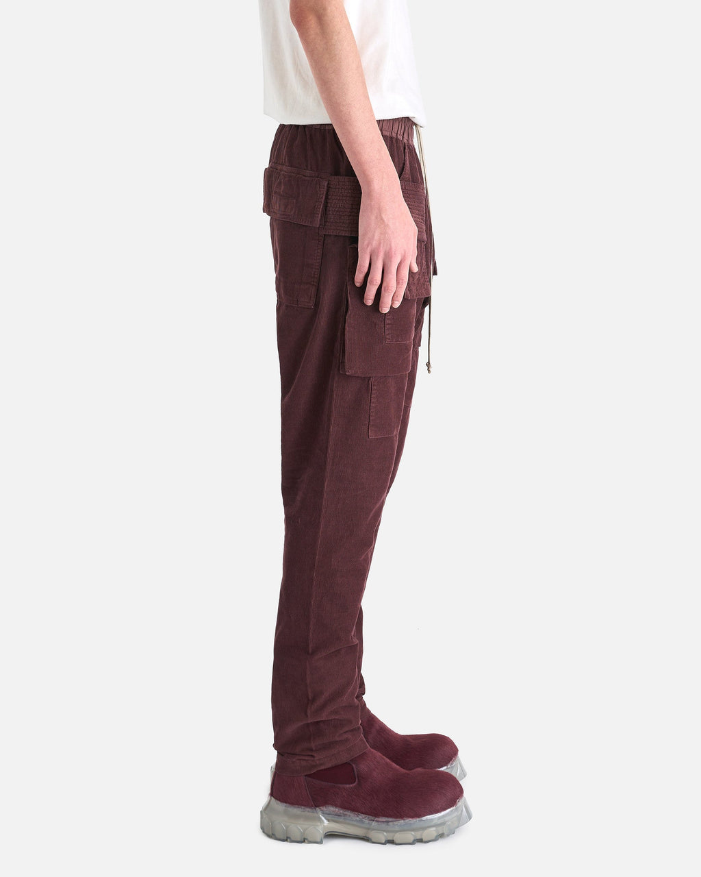 Creatch Cargo Drawstring In Mauve Rick owens оригінал – Купити в Україні – вид ззаду