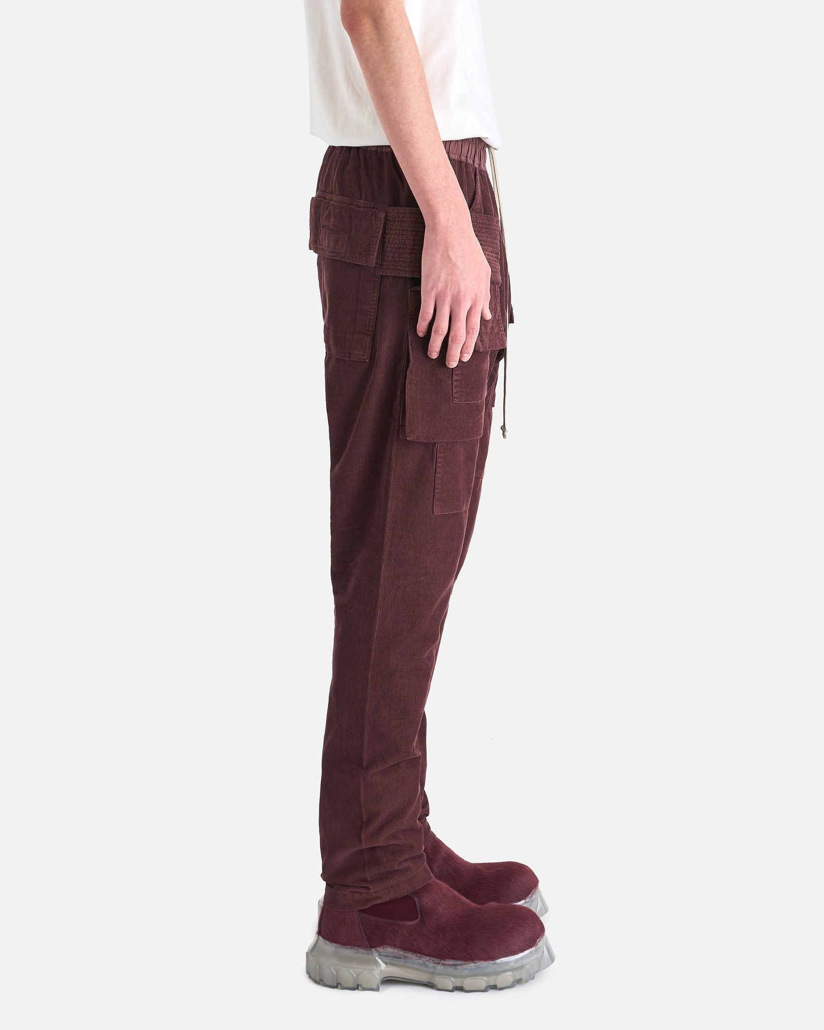 Creatch Cargo Drawstring In Mauve Rick owens оригінал – Купити в Україні – вид ззаду