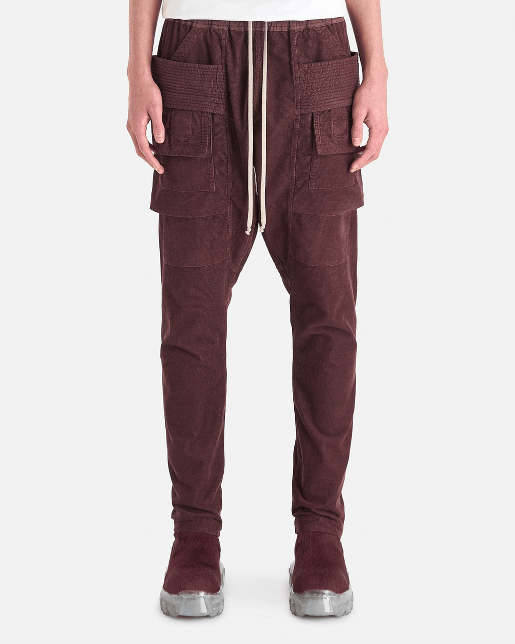 Creatch Cargo Drawstring In Mauve Rick owens оригінал – Купити в Україні – боковий вид