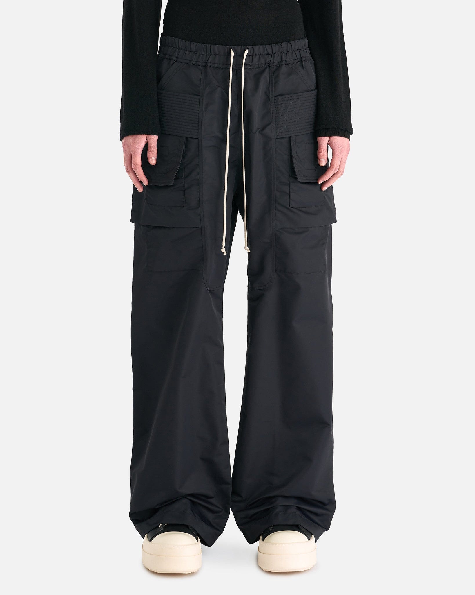 Оригінальна Creatch Cargo Pants In Black Rick owens – боковий вид