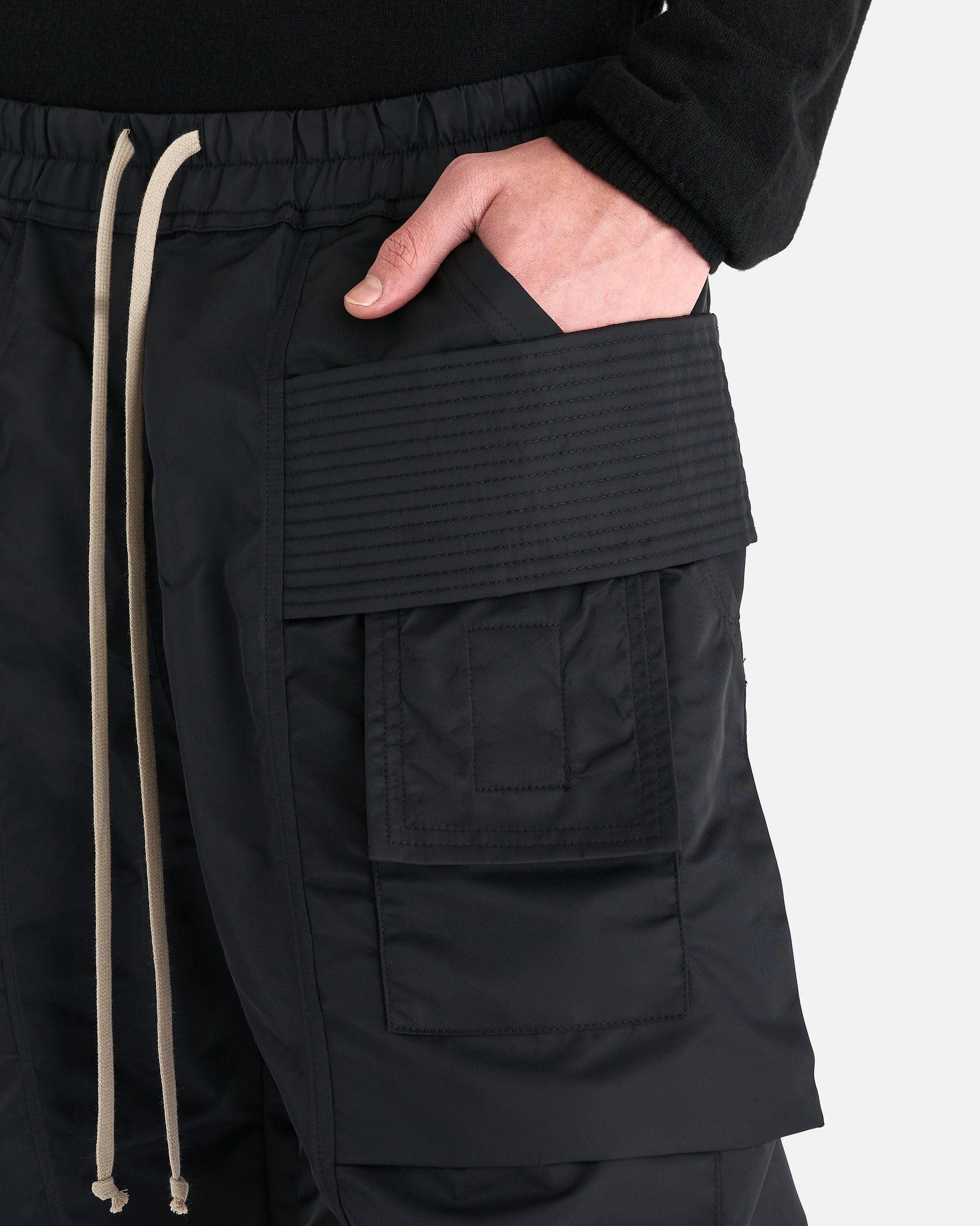 Оригінальна Creatch Cargo Pants In Black Rick owens – збільшений вид