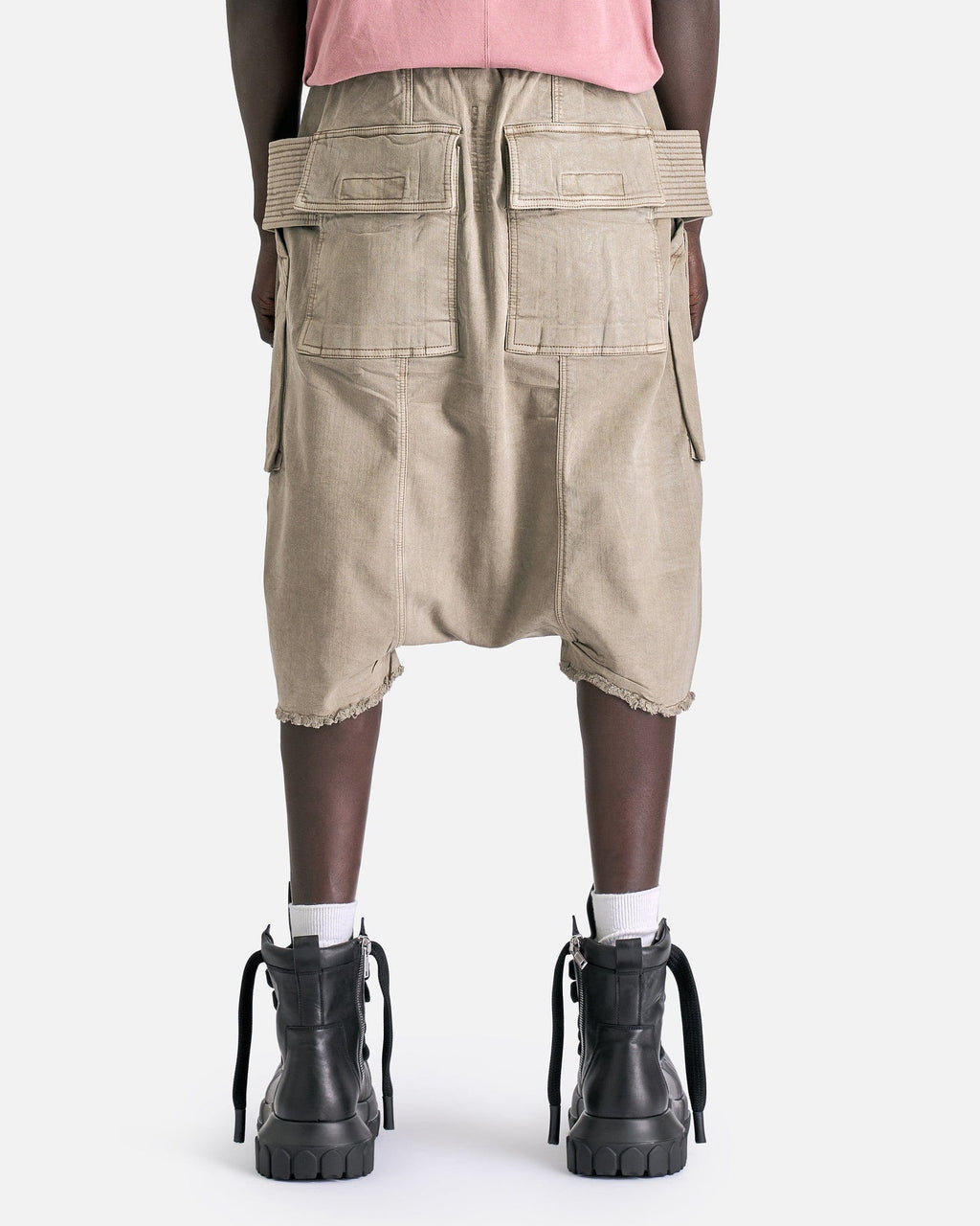 Creatch Cargo Pods Denim Shorts In Pearl Rick owens оригінал – Купити в Україні – детальний вид