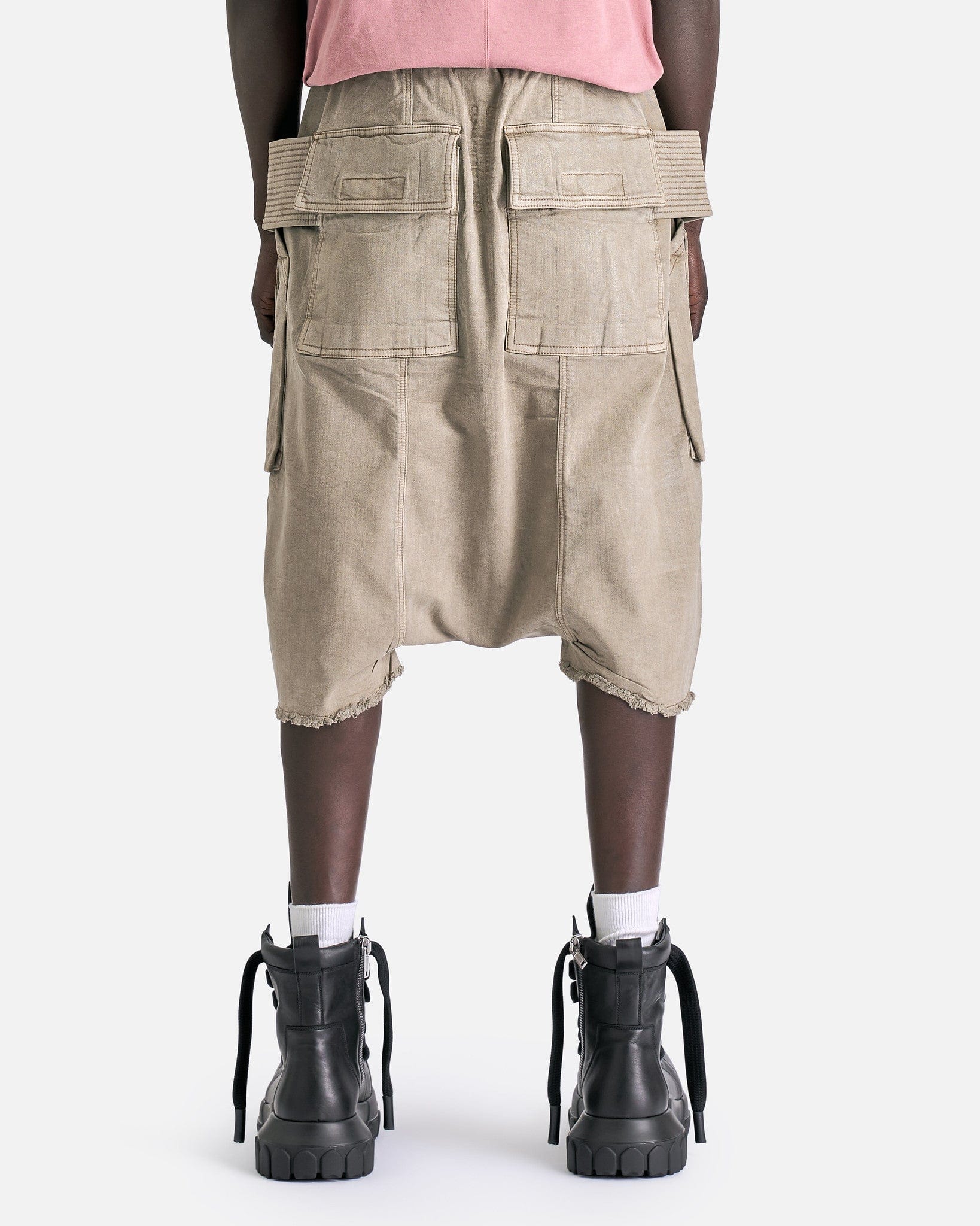 Creatch Cargo Pods Denim Shorts In Pearl Rick owens оригінал – Купити в Україні – детальний вид