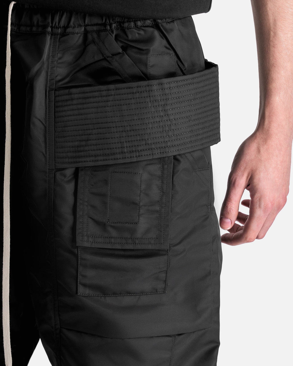 Creatch Cargo Wide Drawstring In Black Rick owens – Гарантія оригінальності – збільшений вид