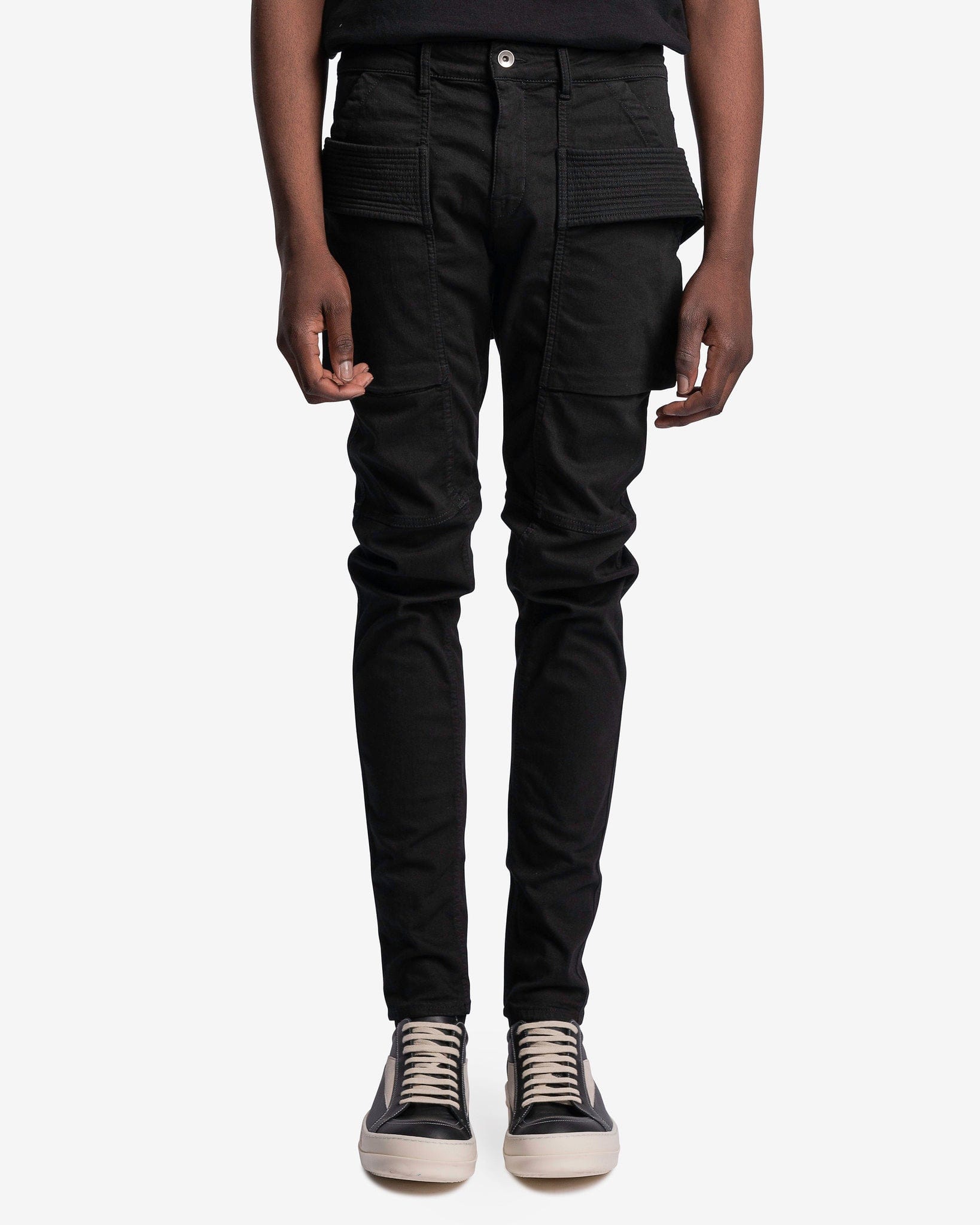 Creatch Pants In Black Rick owens оригінал – Купити в Україні – боковий вид