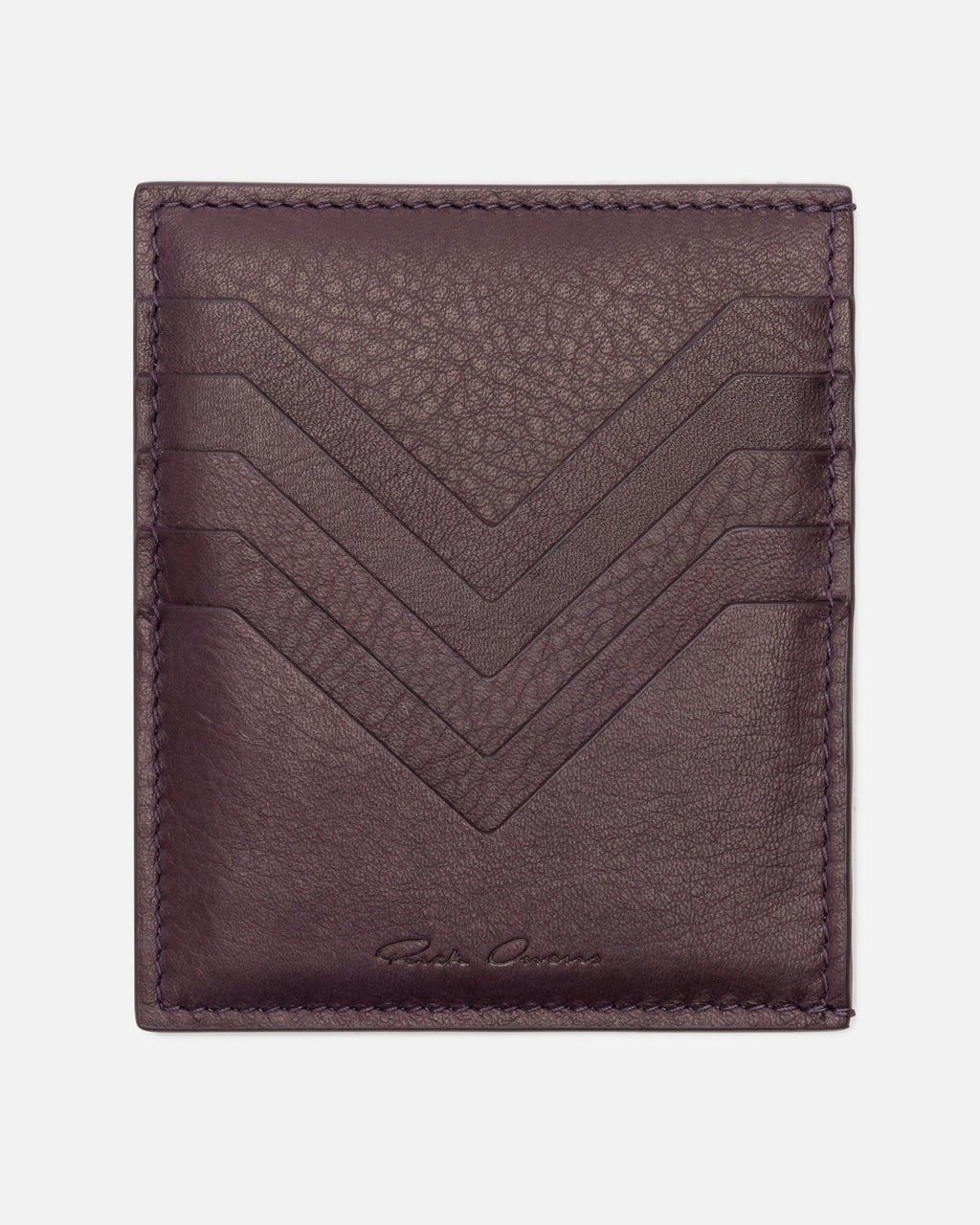Оригінальна Credit Card Holder In Amethyst Rick owens – боковий вид
