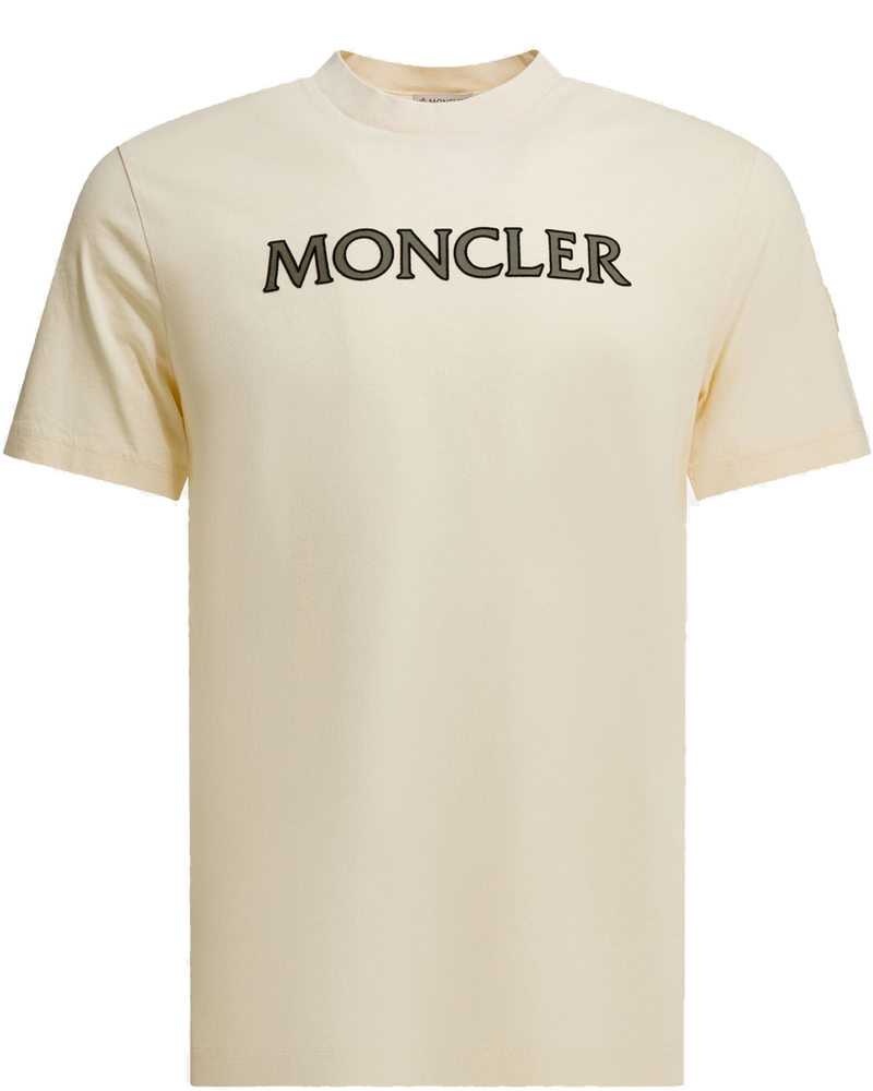 Оригінальна Crew-Neck T-Shirt With Logo Moncler