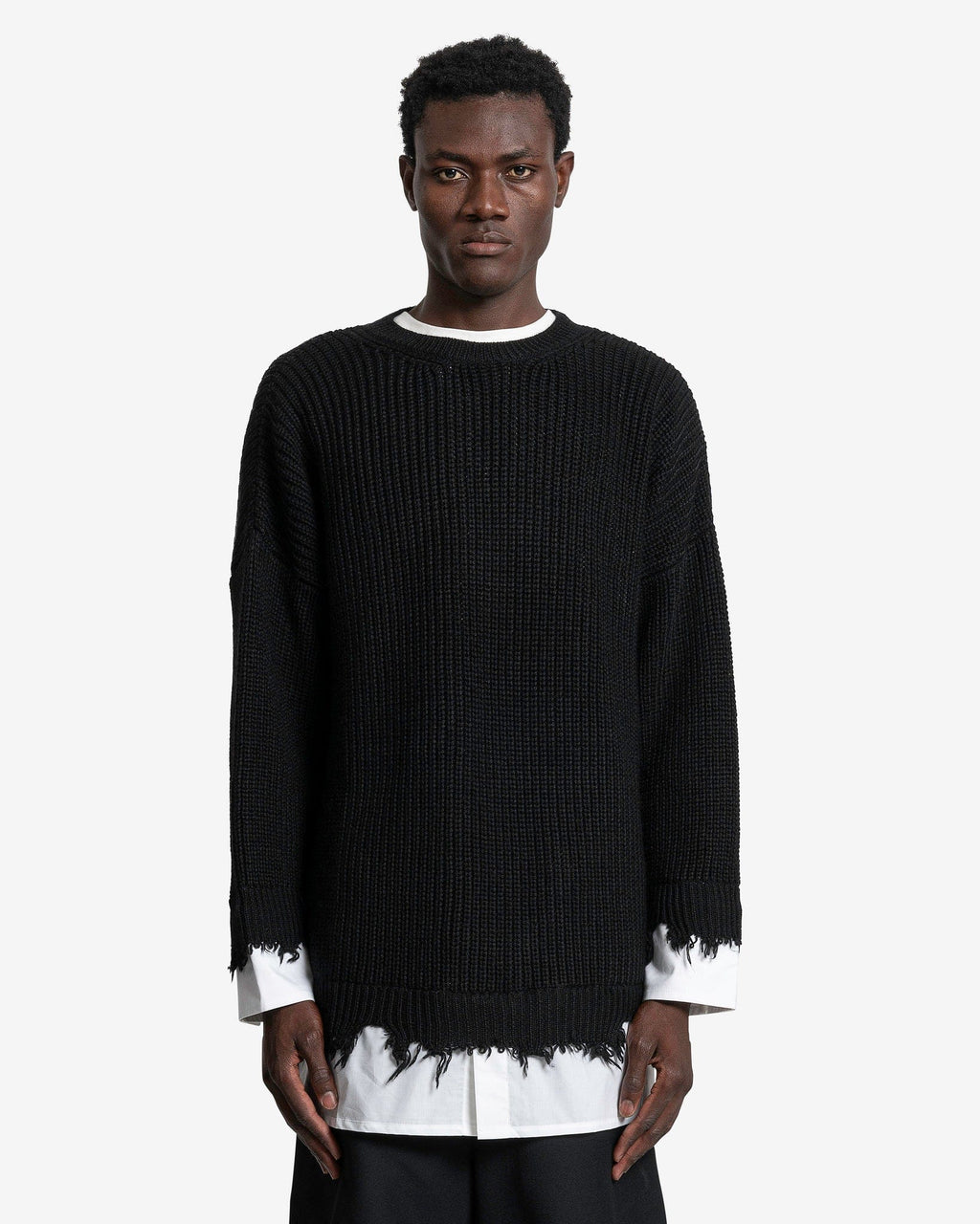Crewneck In Black Maison margiela – Гарантія оригінальності – боковий вид