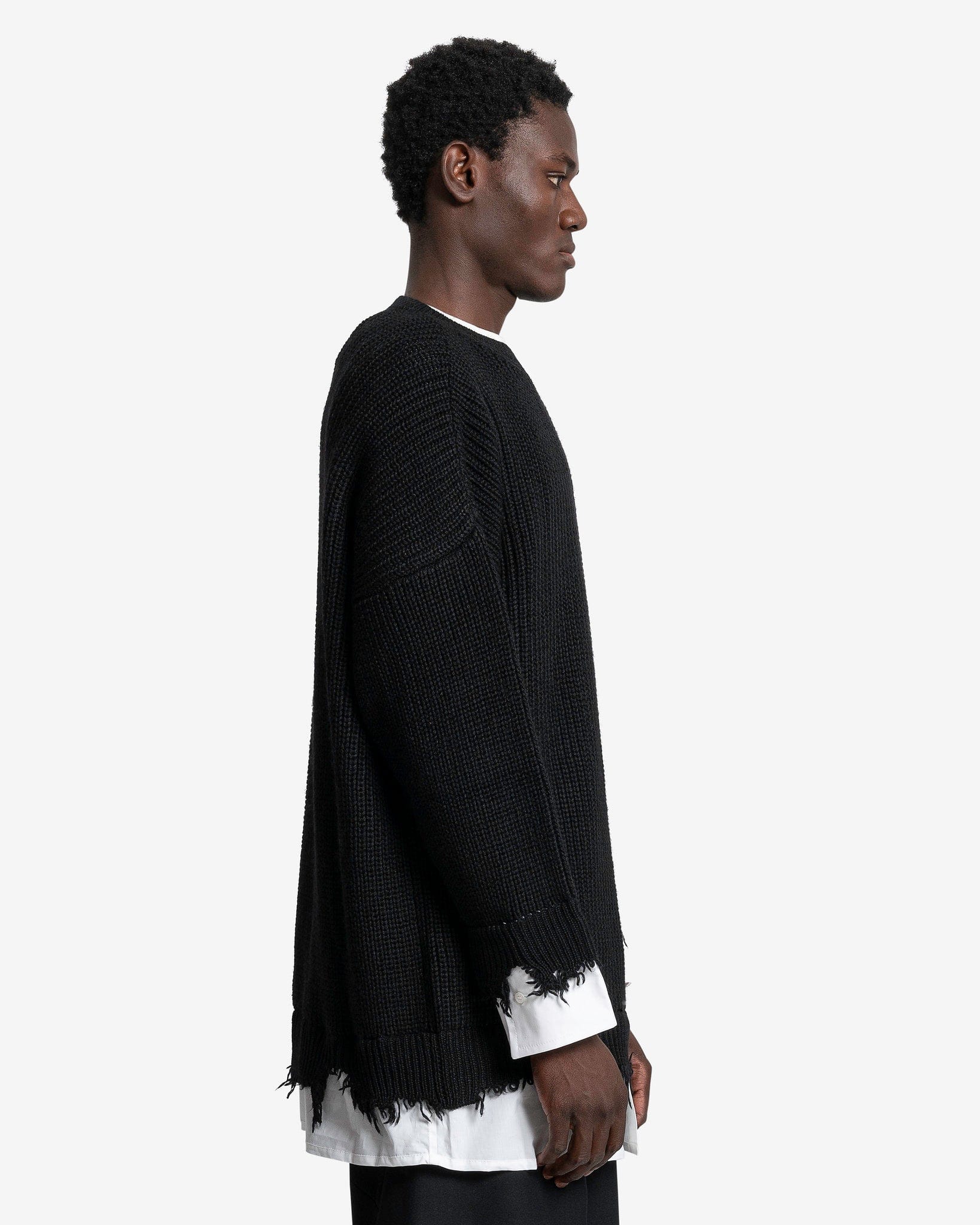 Crewneck In Black Maison margiela – Гарантія оригінальності – вид ззаду