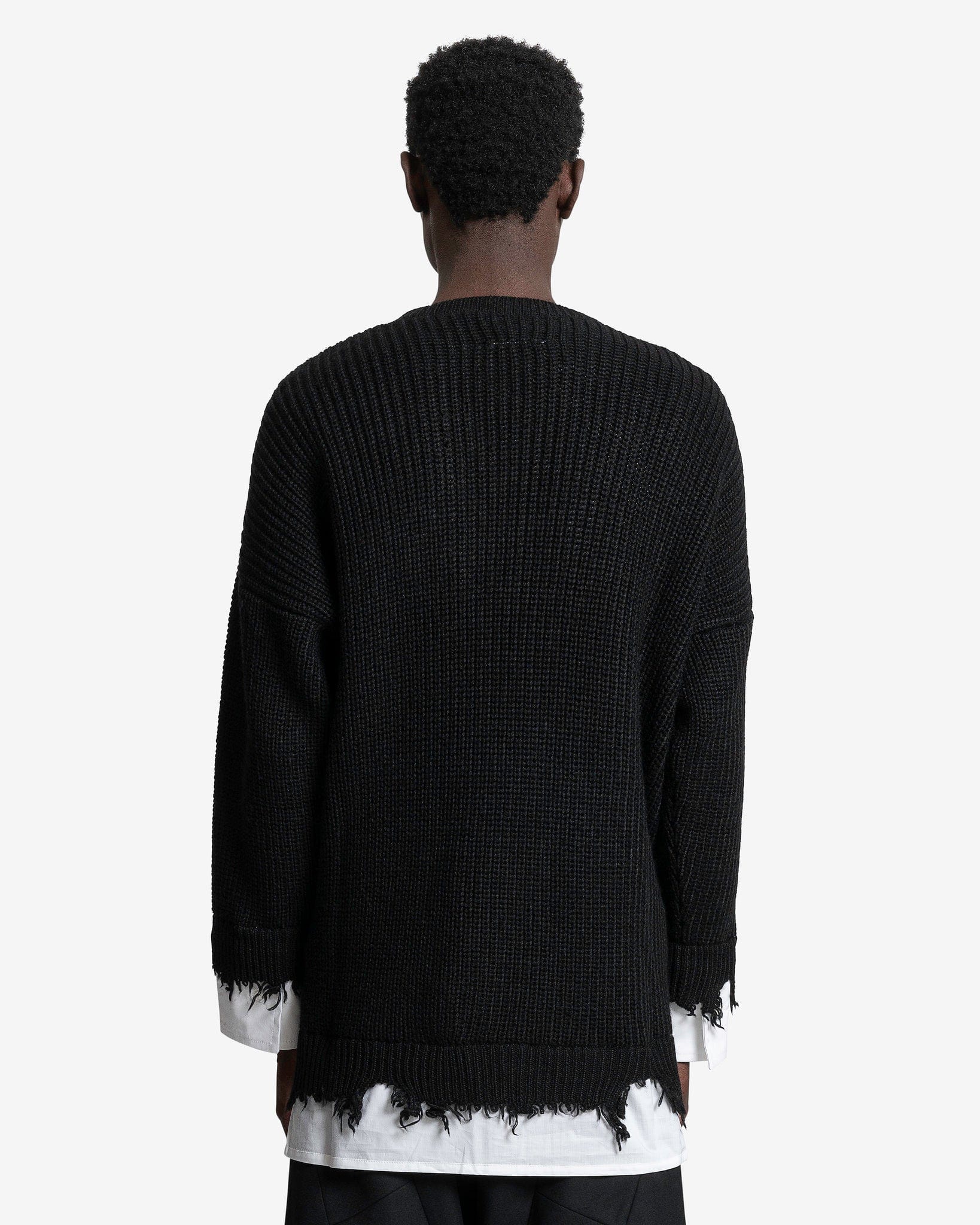Crewneck In Black Maison margiela – Гарантія оригінальності – детальний вид