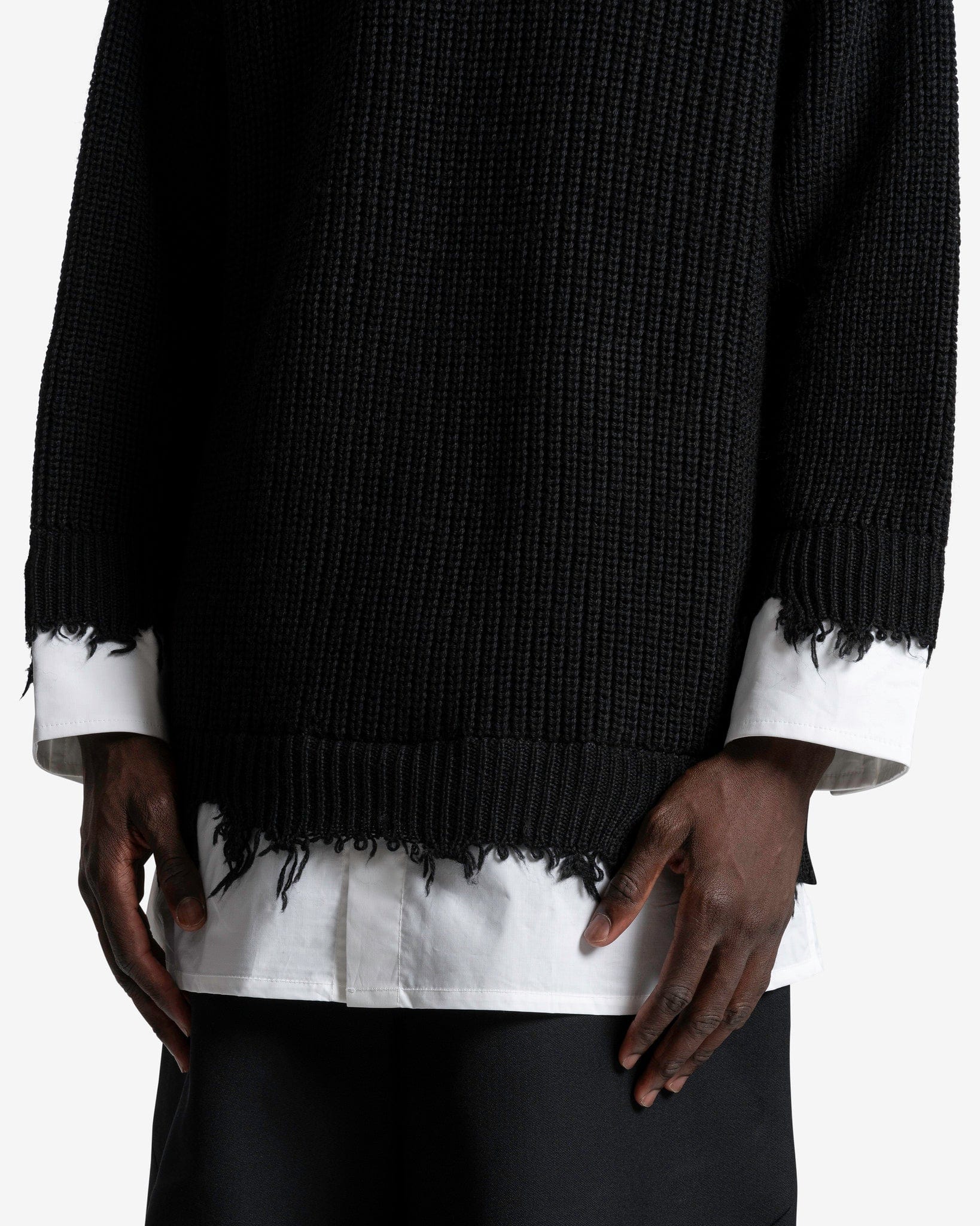 Crewneck In Black Maison margiela – Гарантія оригінальності – збільшений вид