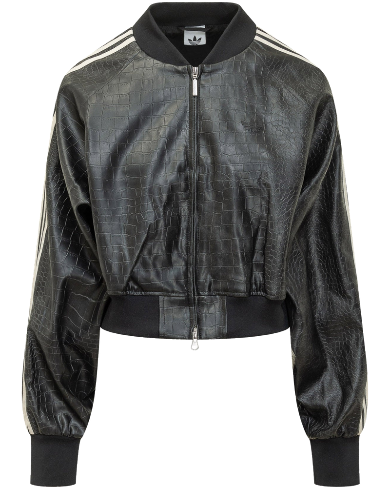 Оригінальна Croc Effect Cropped Jacket With Zip Adidas
