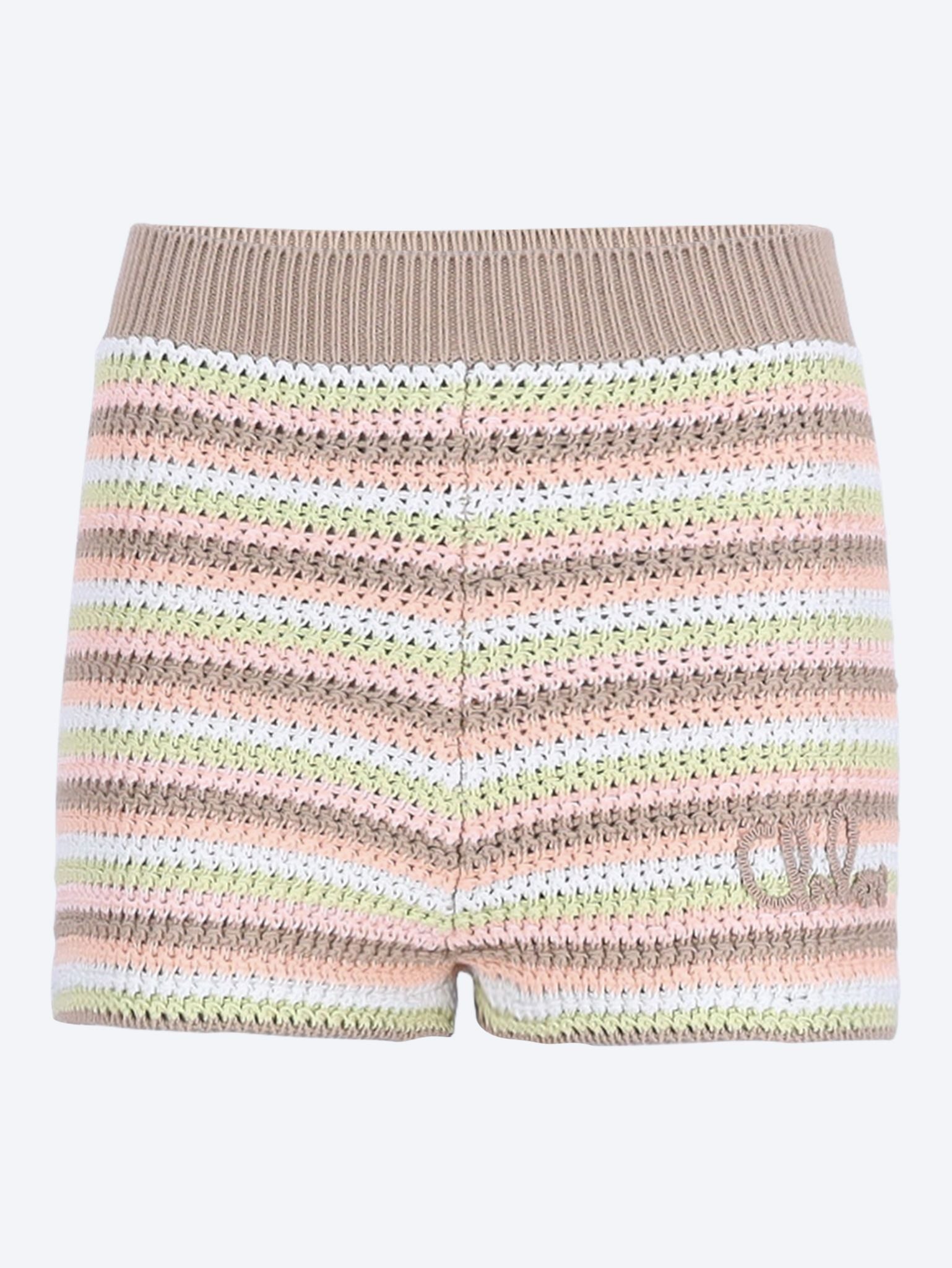 Crochet knit shorts CHLOE – Гарантія оригінальності – боковий вид