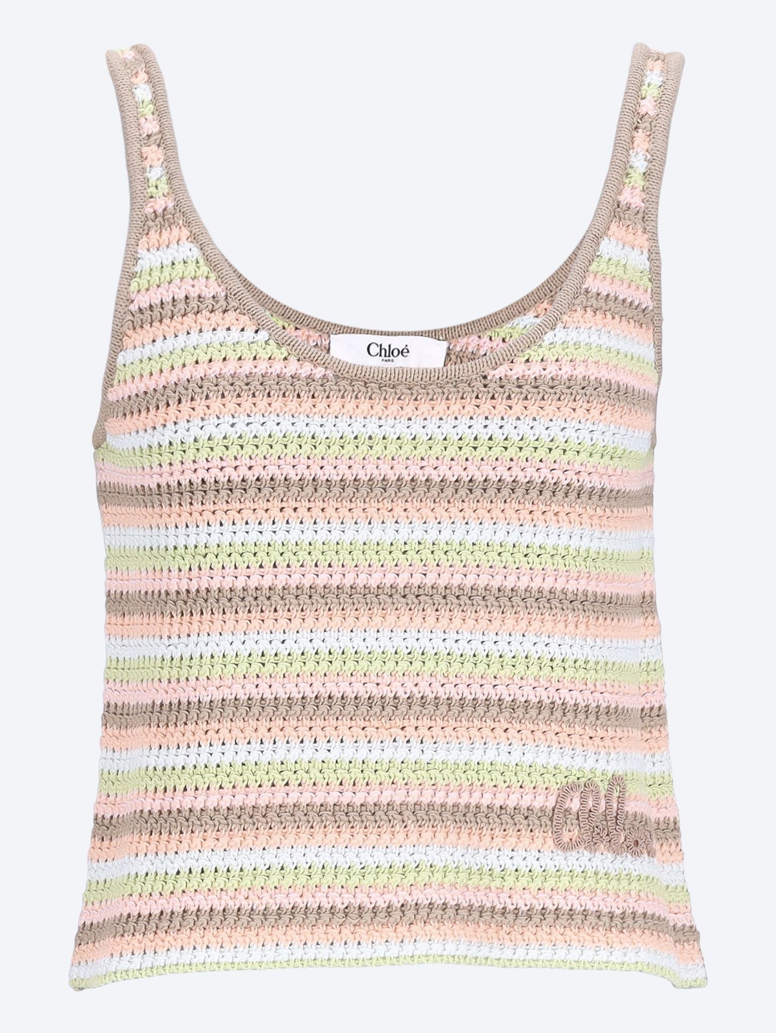 Crochet knit top CHLOE оригінал – Купити в Україні – боковий вид