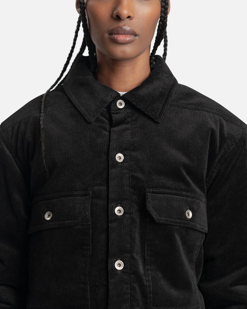 Cropped Outershirt In Black Rick owens – Гарантія оригінальності – збільшений вид