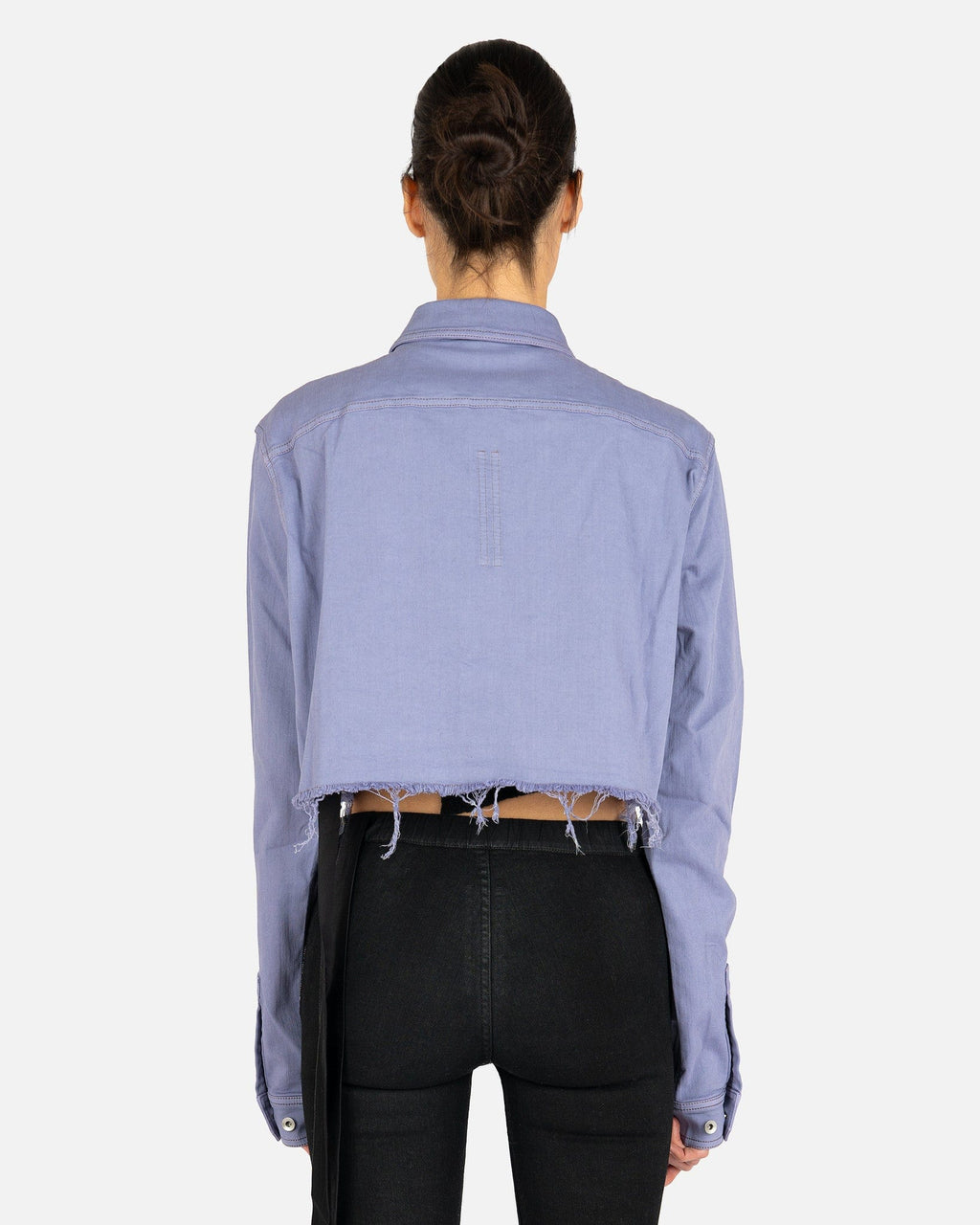 Оригінальна Cropped Outershirt In Bruise Rick owens – детальний вид