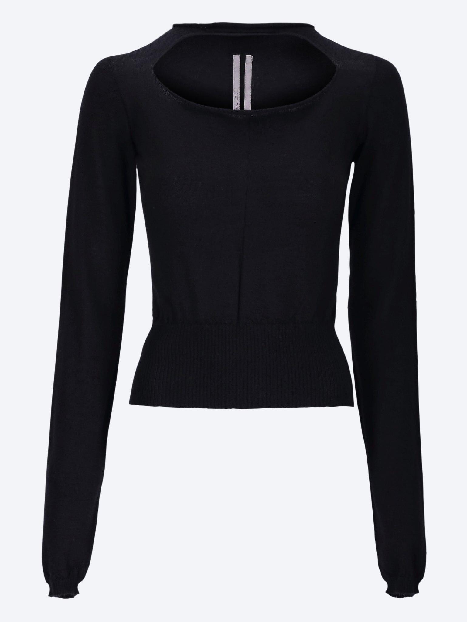 Оригінальна Cropped Sweater Rick owens – боковий вид - RICK OWENS