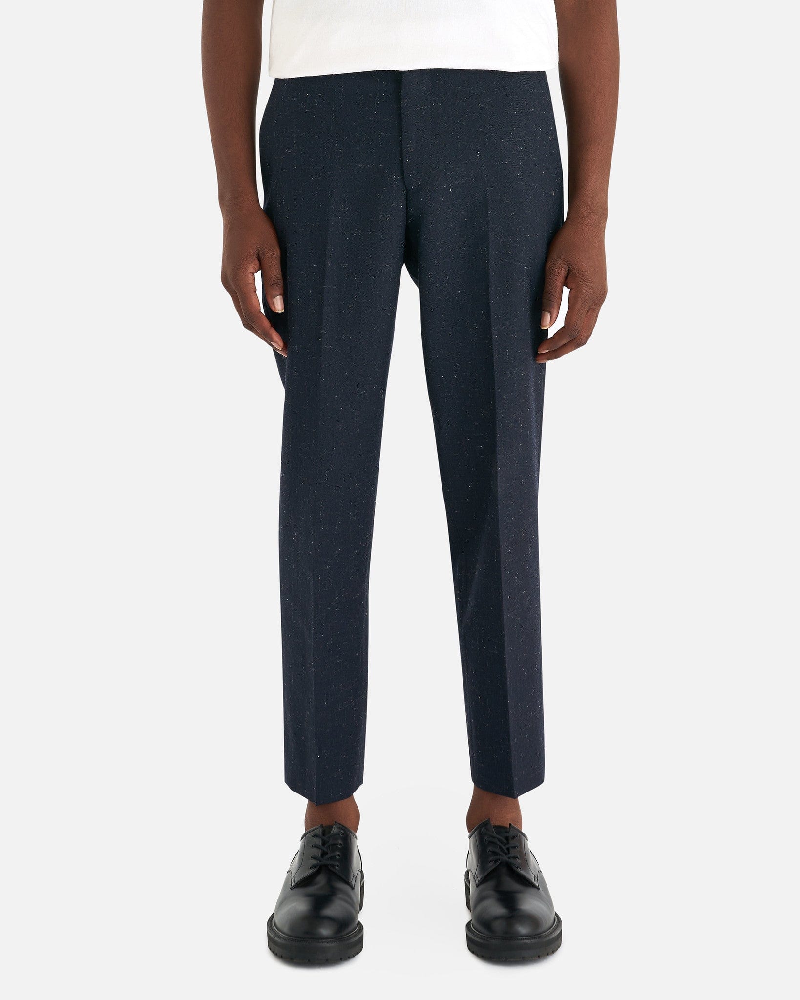 Cropped Twill Knit Pants In Black Comme des garcons оригінал – Купити в Україні – боковий вид